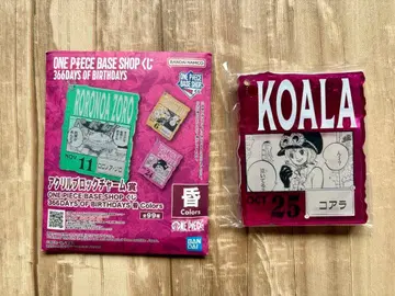 코알라 10/25 원피스 베이스샵 복권 아크릴 블록 참