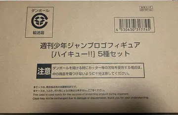 주간 소년 점프 로고 피규어 하이큐 5종 세트