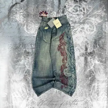 y2kv계 archive 데님 청바지