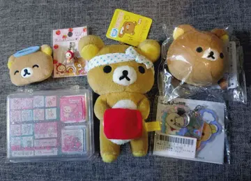 리락쿠마 코리락쿠마 봉제 인형 마스코트 스탬프 아크릴 플레이트