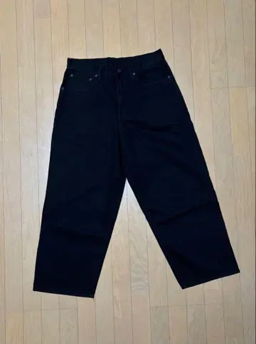 GAP 배기 데님 팬츠 블랙 블랙 31/30