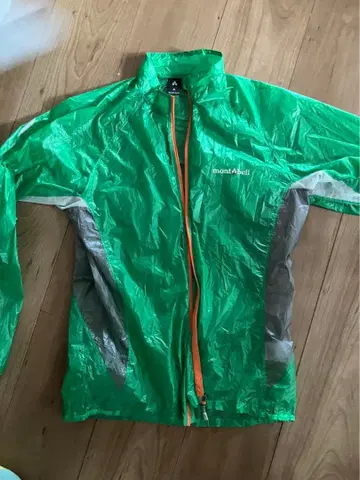montbell 그린 나일론 자켓 M