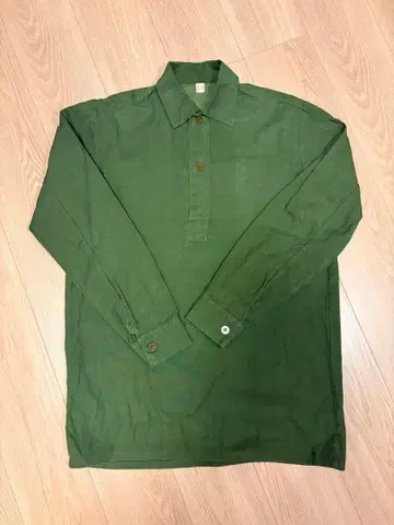 사이즈 37 유로 빈티지 풀오버 워크/밀리터리 셔츠