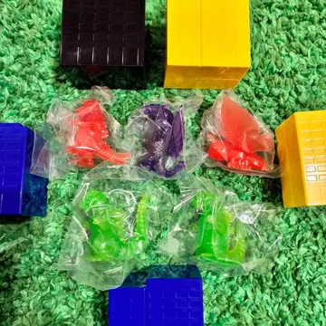 소프트 비닐 미니 고질라 컬렉션 클리어 컬러 전종 세트