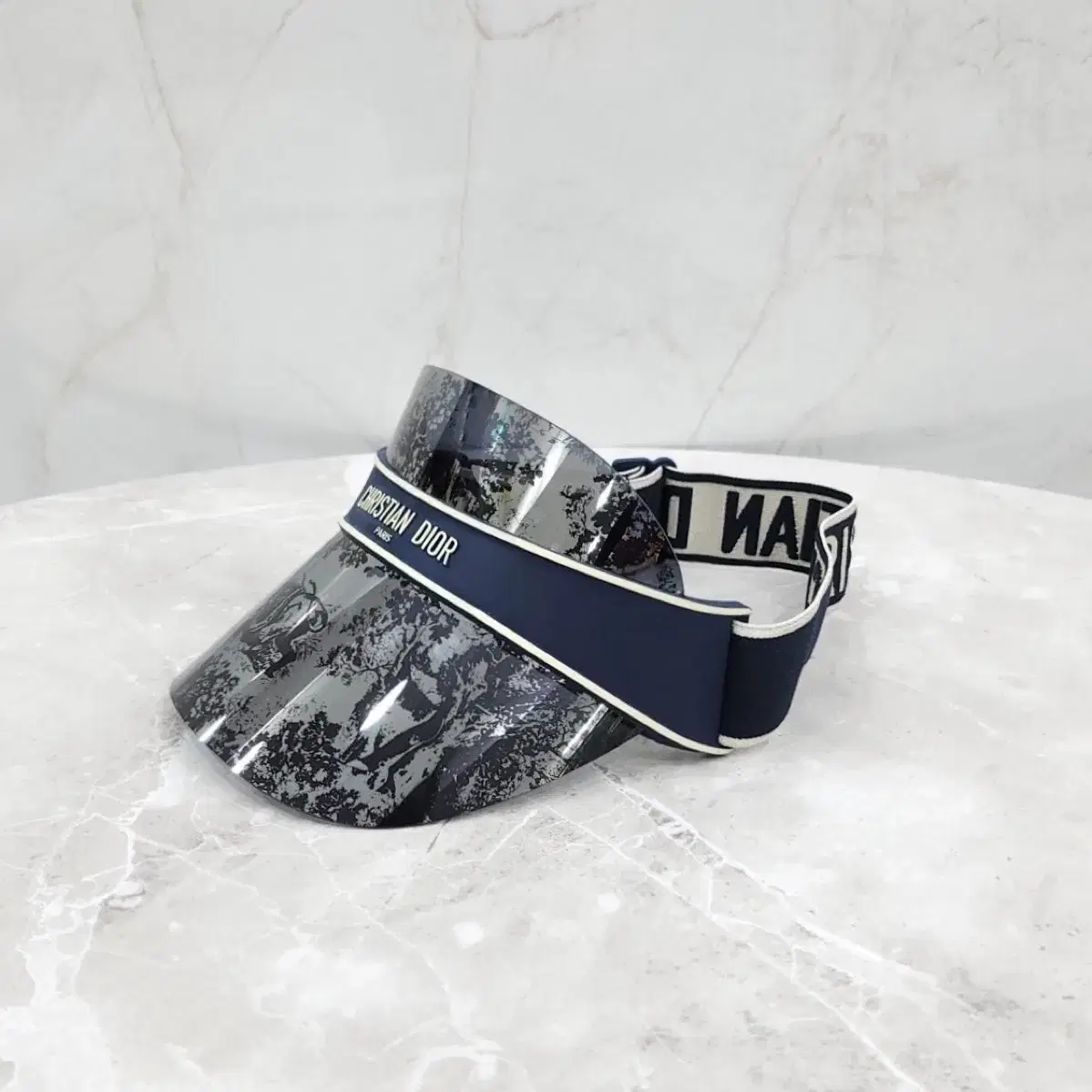 Dior Toile de Jouy Sun Visor Navy on Bunjang Global Site display picture 1