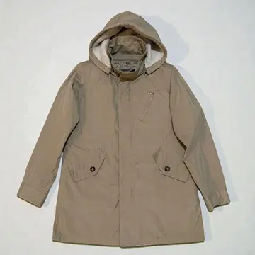 BEAMS HEART 라이너 포함 모즈 코트 베이지 L