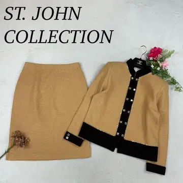 K329 새상품급 M 생 로랑 컬렉션 스커트 셋업 여성용