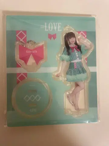 =LOVE 사이토 키아라 아크릴 스탠드 이코노이조이 스팽글 의상
