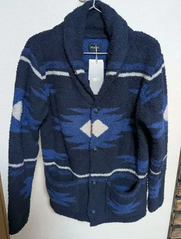 미사용 새상품 BEAMS 보아 가디건 네이비 S