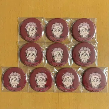 애니메이션 주술회전전 캔뱃지 양면 스쿠나 10점