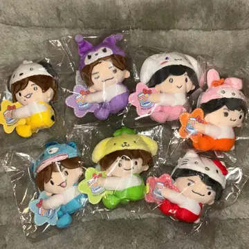 나니와단시 로손 봉제 인형 7개 세트