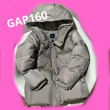 GAP kids 160 페더 다운 자켓 그레이스카이 Girl