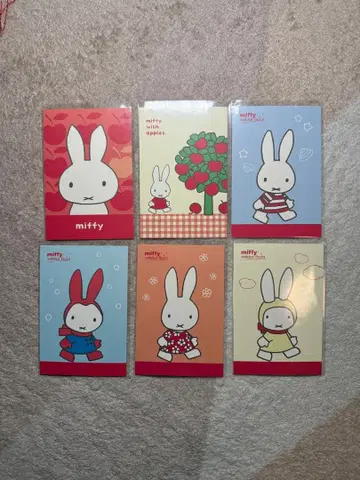 미피 zakka 페스타 한정판 굿즈 엽서 6장 세트