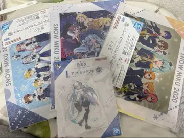 유키 미쿠 제일복권 아크릴 스탠드 클리어 파일