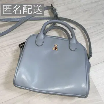 merry jenny 메리제니 곰 자수 숄더백 스카이블루 블루