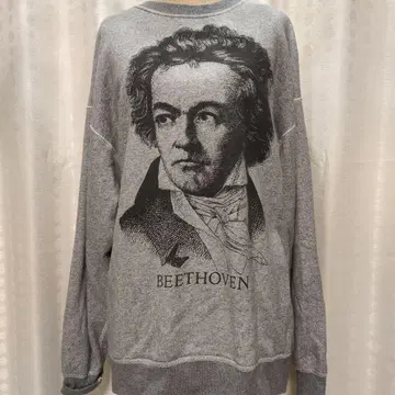 BEAMS 베토벤 프린트 맨투맨
