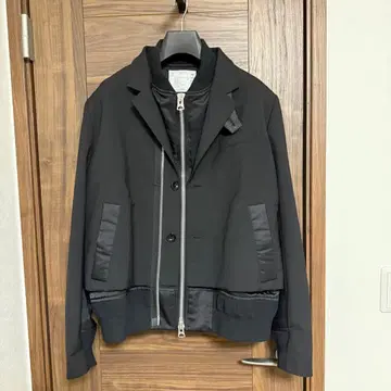 sacai Suiting mix blouson Jacket 2022aw
