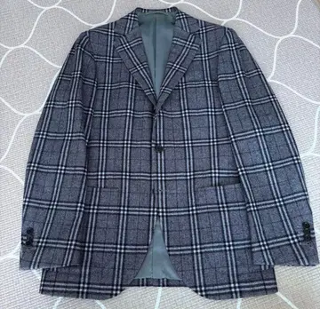 빔즈 F 그레이 계열 체크 테일러드 자켓
