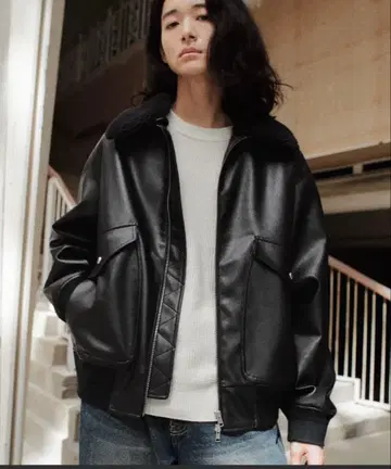 WYM 블랙 가죽 자켓 S 보아