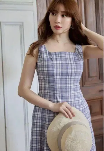 herlipto 패딩턴 롱 드레스 페일 블루