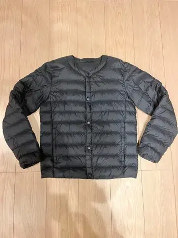 [새상품급] 무인양품 경량 다운 노카라 자켓 남성용 M사이즈