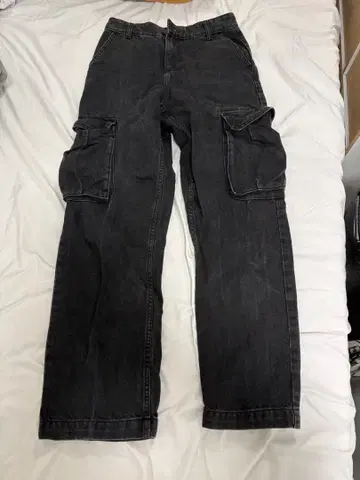 ZARA 블랙 카고 팬츠 EUR36