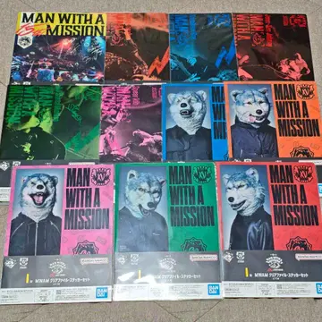 I 컴프 클리어 파일 스티커 맨위즈 제일복권 MWAM 전 11종