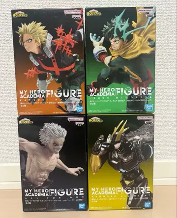 [ 나의 히어로 아카데미아 ] GiGO 한정판 피규어 4종 세트