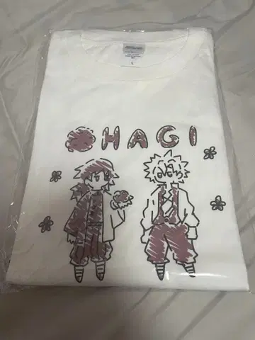 귀멸의 칼날 오하기 셔츠 L 사이즈