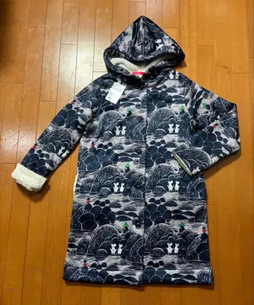 새상품 그라니프의 무민 콜라보 플리스 후디드 코트