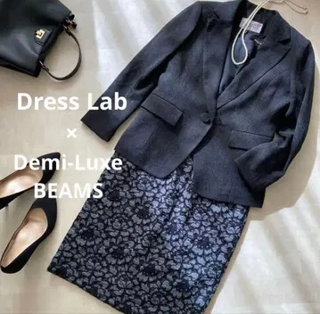 새상품급 포멀 자켓 원피스 수트 블랙 드레스 라보 빔즈