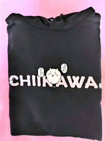 치이카와 (먼작귀) 블랙 후드티 L 사이즈