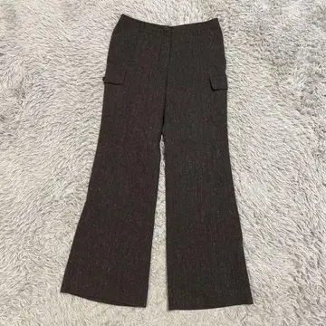 EVEX by KRIZIA 트위드 카고 팬츠 40 브라운 삼양상회