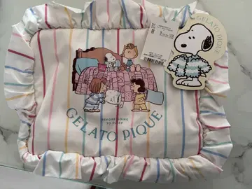 젤라또피케 스누피 PEANUTS 오리지널 아트 트래블 파우치