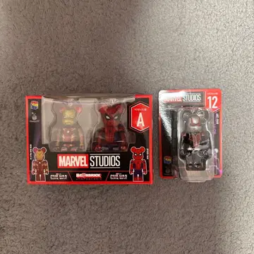 MARVEL STUDIOS 큐브릭/베어브릭 2체 세트