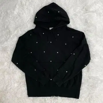 버블스 BUBBLES 하트 스터드 후드티 미니 원피스 F 블랙