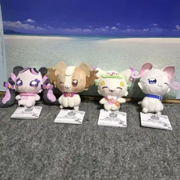 영화 너와 아이돌 프리큐어 코롯토 만마루쨩 페이스 봉제 인형 4체