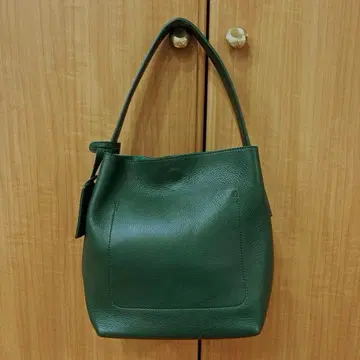 컨디션 최상! 히로후 로셰 가죽 숄더백 S 그린