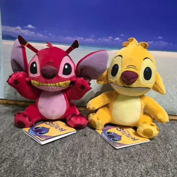 디즈니 스티치 봉제 인형 사촌 루벤, 로이 2체 세트