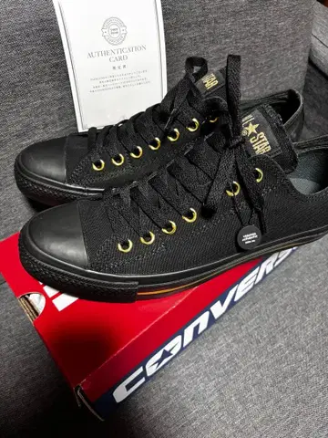 ConverseAllStar Goldstripe Slip OX Black