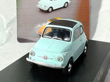 [ 교쇼 1/64 ] 피아트 500 F 스카이블루 라이트 블루