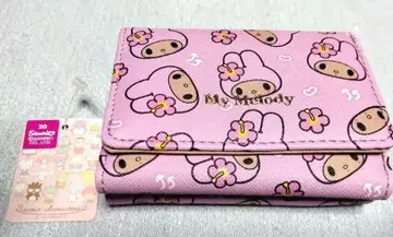 마이멜로디 지갑 헤이세이 갸루 일광화상 하이비스커스 핑크 미사용 새상품