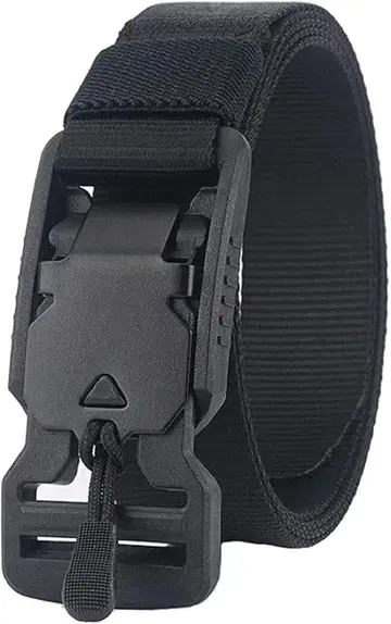 플라스틱 마그넷 버클 벨트 블랙