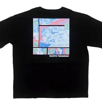 포켓 부착 빅 실루엣 T셔츠 HEROES 토도로키 쇼토