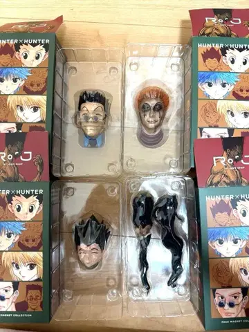 RofJ 헌터헌터 페이스 마그넷 컬렉션 4개 세트