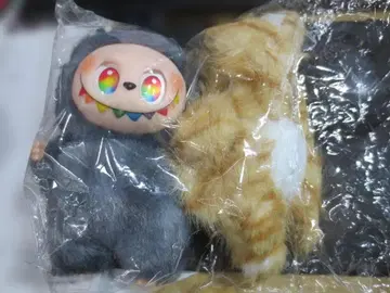 미사용품 몬스터 봉제 인형 & 호랑이 무늬 복슬복슬 의상