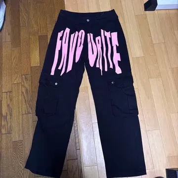 MANFINITY 블랙 카고 팬츠 XS