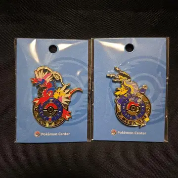 포켓몬 센터 매장 한정판 핀 배지 코라이돈 미라이돈