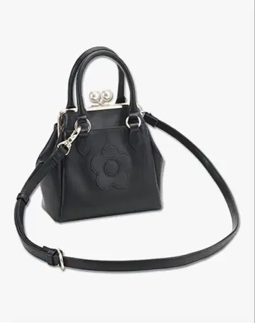 새상품급 MARY QUANT(마리콴트) 펄 가마구치 2WAY 미니 토트