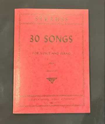 R. 슈트라우스 가곡집 (고성용)